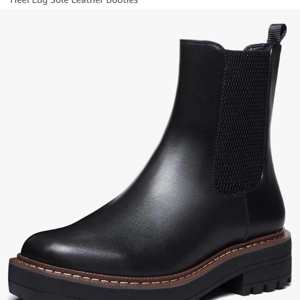 Black Ankle Boots & Booties with Elastic Panels